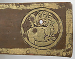 Crucifix, Copper alloy, gilding, German