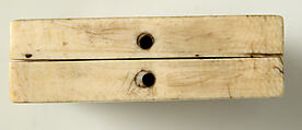 Diptych with the Death and Coronation of the Virgin, Elephant ivory with metal mounts, French
