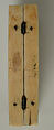 Diptych with the Death and Coronation of the Virgin, Elephant ivory with metal mounts, French