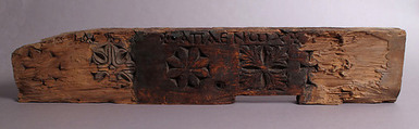 Fragment of a Sanctuary Screen, Wood, Coptic