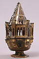 Censer, Copper-gilt, champlevé enamel, Italian
