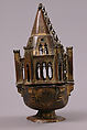 Censer, Copper-gilt, champlevé enamel, Italian