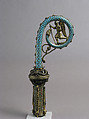 Crozier Head, Champlevé enamel, copper-gilt, French