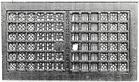 Folding Doors of a Church Grille, Iron, European