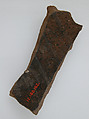 Ostrakon, Pottery fragment with ink inscription, Coptic