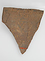 Ostrakon, Pottery fragment with ink inscription, Coptic