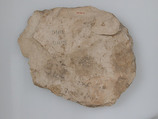 Ostrakon, Limestone with ink inscription, Coptic