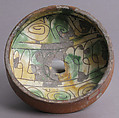 Bowl, Earthenware, glaze, Byzantine