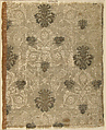Textile with Brocade, Lampas weave; silk and metal thread, Spanish or Italian (?)