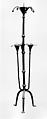One of a Pair of Candelabra, Iron, French or Spanish