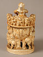 Chess Piece of a King, Plaster cast, Islamic