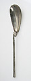 Spoon, Silver, Byzantine
