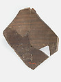 Ostrakon with a Letter from John, Pottery fragments with ink inscription, Coptic