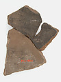 Ostrakon with a Letter to Stephen, Pottery fragments with ink inscription, Coptic