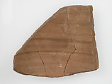 Ostrakon with a Letter, Pottery fragment with ink inscription, Coptic
