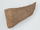 Ostrakon, Pottery fragment with ink inscription, Coptic