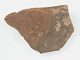 Ostrakon, Pottery fragment with ink inscription, Coptic