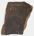 Ostrakon, Pottery fragment with ink inscription, Coptic