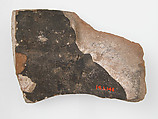 Ostrakon with a Letter to Cyriacus, Pottery fragment with ink inscription, Coptic