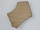 Ostrakon with Liturgical Text, Pottery fragment with ink inscription, Coptic