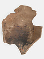 Ostrakon with a Letter from Papnoute and Epiphanius to Cyriacus, Pottery fragment with ink inscription, Coptic