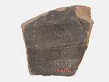 Ostrakon with a Letter from Sabinus to Paham, Pottery fragment with ink inscription, Coptic