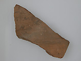 Ostrakon, Pottery fragment with ink inscription, Coptic