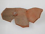 Ostrakon with Troparion (?), Pottery fragment with ink inscription, Coptic