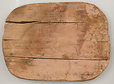 Ostrakon with Text from Song of Songs, Wood with ink inscription, Coptic