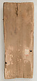 Ostrakon, Wood with ink inscription, Coptic