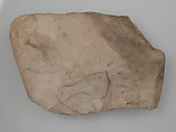 Ostrakon, Limestone with ink inscription, Coptic