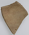 Ostrakon, Pottery fragment with ink inscription, Coptic
