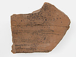 Ostrakon with a Letter, Pottery fragment with ink inscription, Coptic