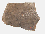 Ostrakon with a Letter Regarding the Will of Apa Victor, Pottery fragment with ink inscription, Coptic