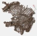 Fish Net Fragment, Linen twine, Coptic