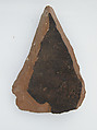 Ostrakon, Pottery fragment with ink inscription, Coptic