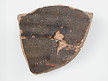 Ostrakon with a Letter to John and Enoch, Pottery fragment with ink inscription, Coptic