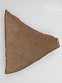 Ostrakon with Fragmentary Prayer, Pottery fragment with ink inscription, Coptic