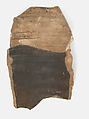 Ostrakon with a Letter from Koletjew to Epiphanius, Pottery fragment with ink inscription, Coptic