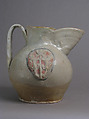 Jug, Earthenware, tin-glaze (Majolica), Italian