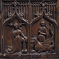 Chest, Walnut, iron, French