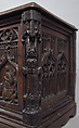 Chest, Walnut, iron, French
