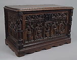 Chest, Walnut, iron, French