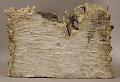 Nativity, Circle of Antoine Le Moiturier (French, ca. 1425–ca. 1497), Limestone with later paint and gilding, French