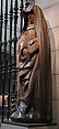 Mourning Virgin from a Crucifixion Group, Walnut with traces of paint, French