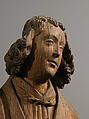 Angel with handkerchief of Saint Veronica, Oak, traces of paint, French
