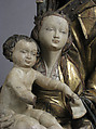 The Virgin and Child, Saint Anne, and Saint Emerentia, Limewood, paint and gilding, German