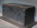Chest, Walnut, iron mounts, French