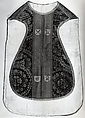 Chasuble, Silk, metal thread, Spanish