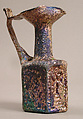 Hexagonal Jug, Moulded glass, Byzantine